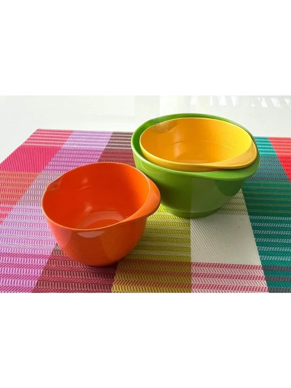 Mini Melamine Mixing Bowls Cup Sizes Set 3